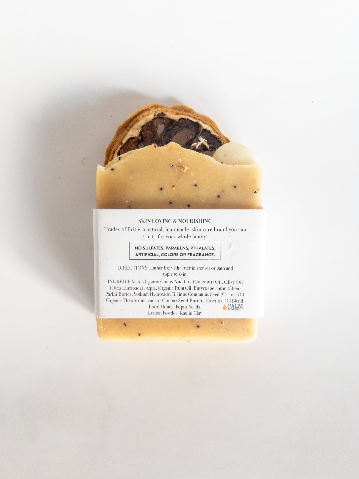 Lemon Poppy Soap Bar